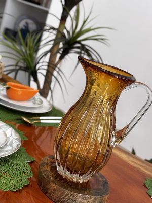 Jarra de vidro Italy âmbar 800ML