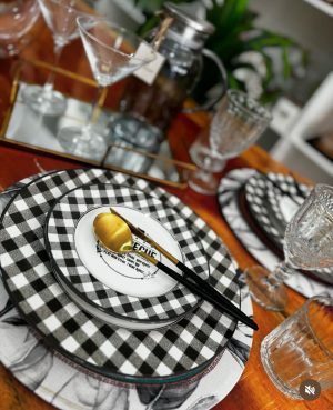 JG com 6 Pratos de sobremesa Barbecue