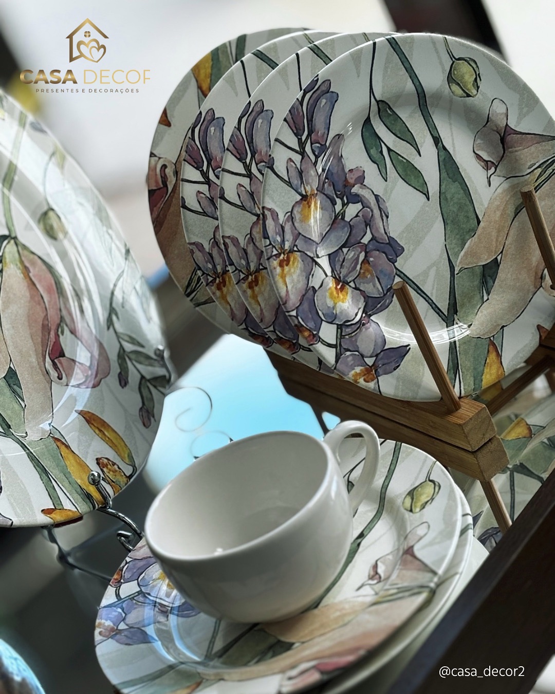 CJ de 6 pratos sobremesa Verano