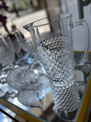 Jarra de vidro coração lyor