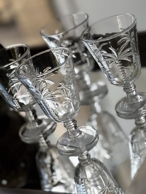 Jg de Taças vidro Coqueiro 240ML