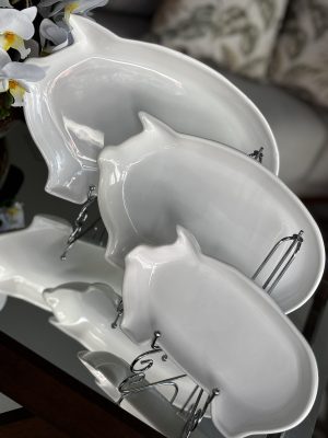 Kit Travessas Formato de Porco