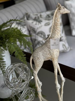 Escultura Girafa Decorativa