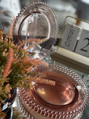 Jg de Pratos de sobremesa Pearl Cristal Wolff