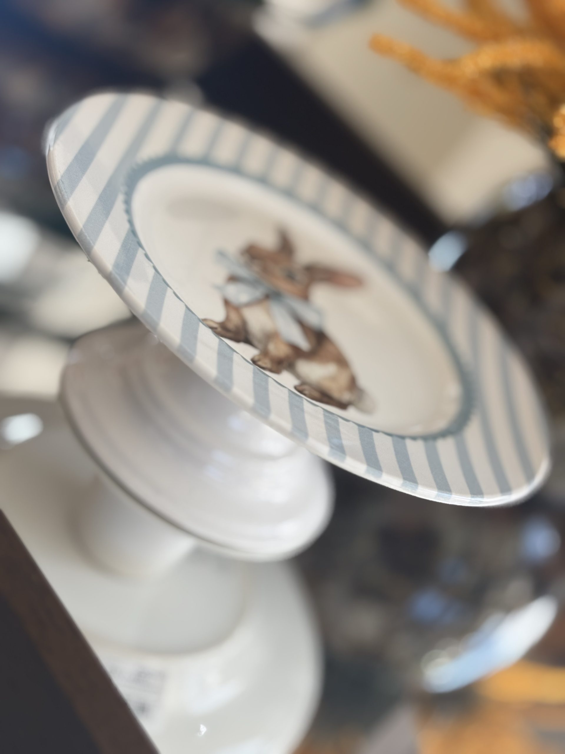 Boleira ( P ) Laço de Páscoa Azul - Imagem 2