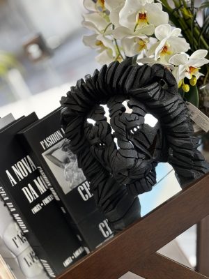 Escultura Leão Preto